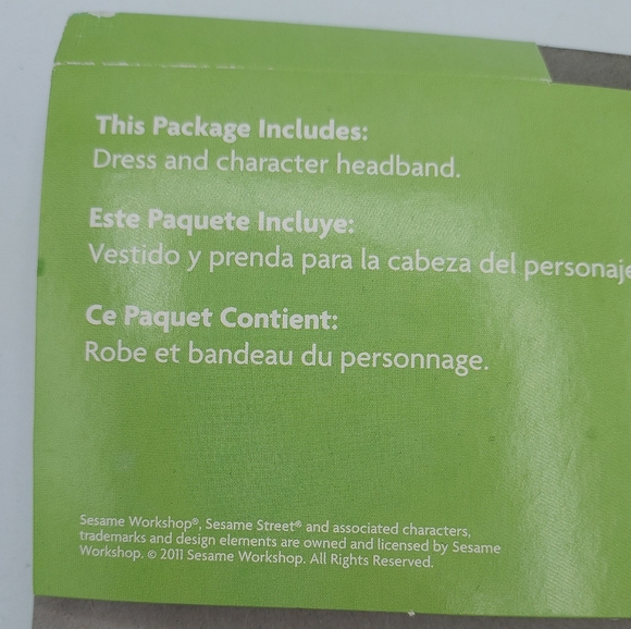 *SHIPS SAME/NEXT DAY!* New Frilly Big Bird Girls Costume Dress - Size 2T - Picture 4 of 5